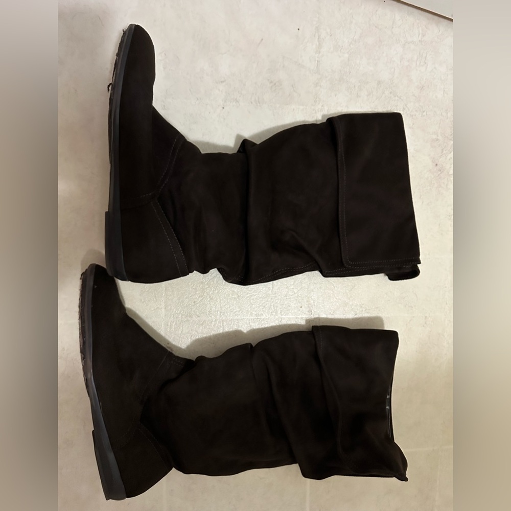 Zigi Girl Brown Suede Slouch Boots size 9